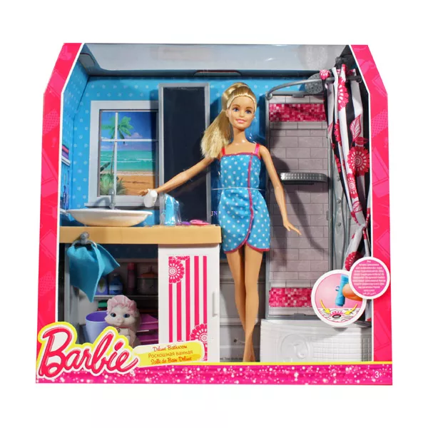 Barbie: Szoba babával - fürdőszoba