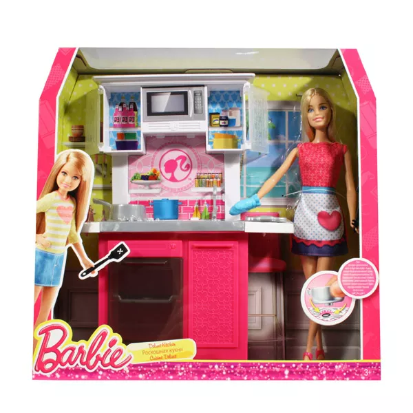 Barbie: Szoba babával - konyha