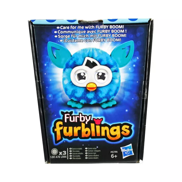 Furby Furblings mini interaktív plüssfigura - kék-világoskék