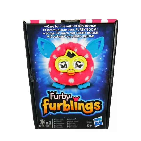 Furby Furblings mini interaktív plüssfigura - rózsaszín-fehér