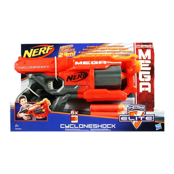 NERF N-Strike MEGA: Cycloneshock szivacslövő fegyver