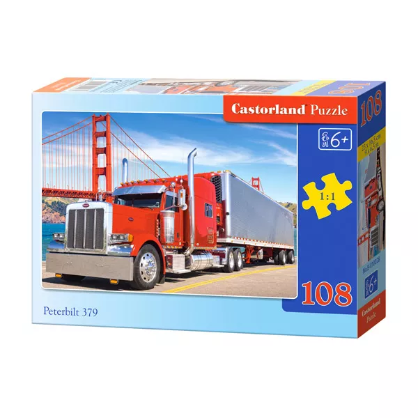 Peterbilt 379 kamion 108 darabos puzzle
