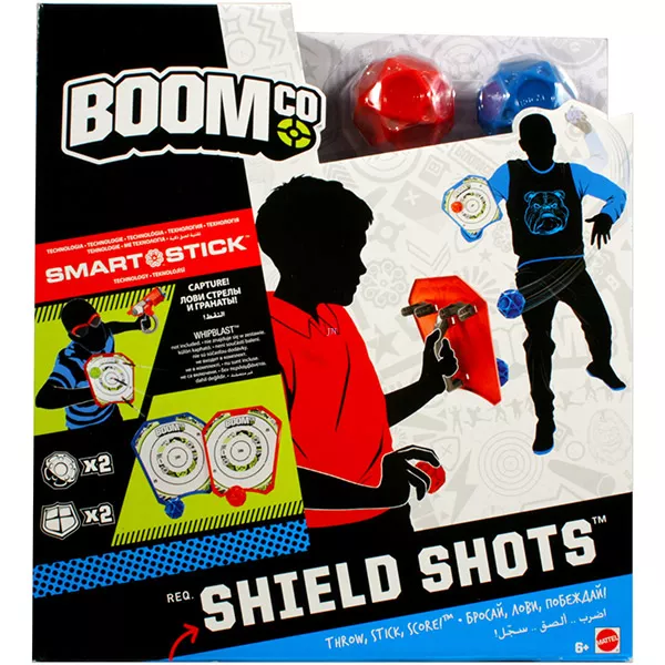 BOOM Shield Shots célba dobó pajzskészlet