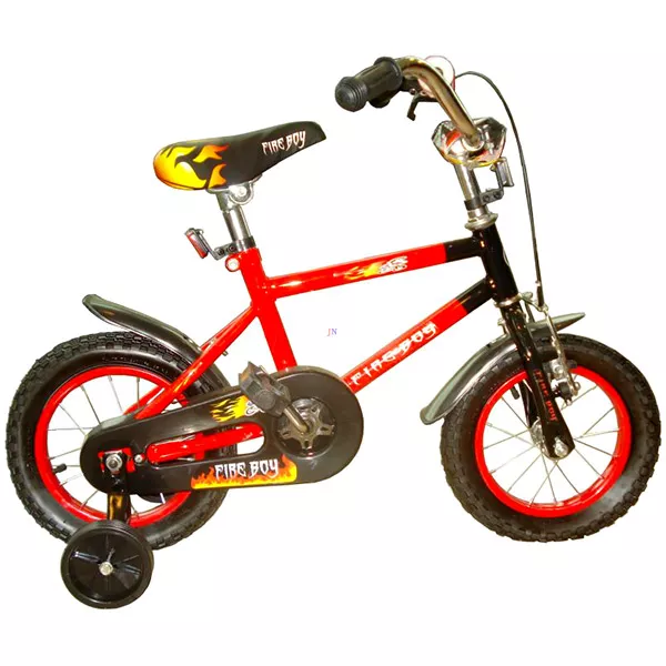 Fire Boy gyermek kerékpár - 16-os méret, piros-fekete