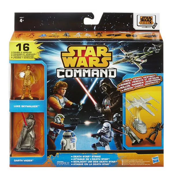 Star Wars 16 db-os játékfigura készlet - Luke Skywalker és Darth Vader