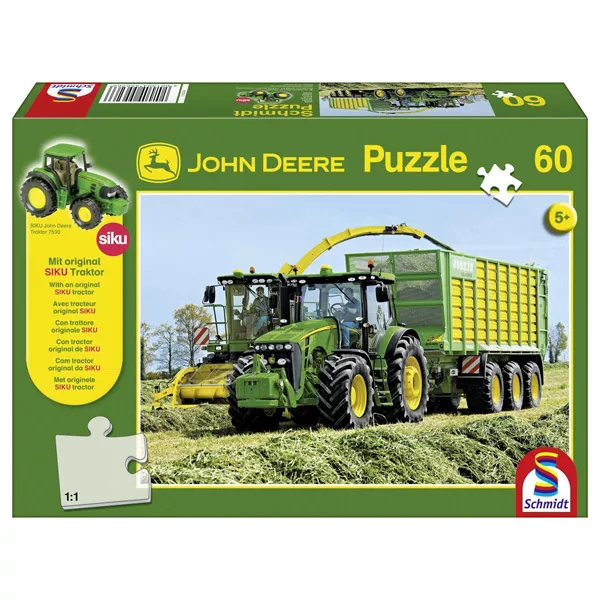 John Deere 7530 traktor és 7950i kombájn - 60 darabos puzzle