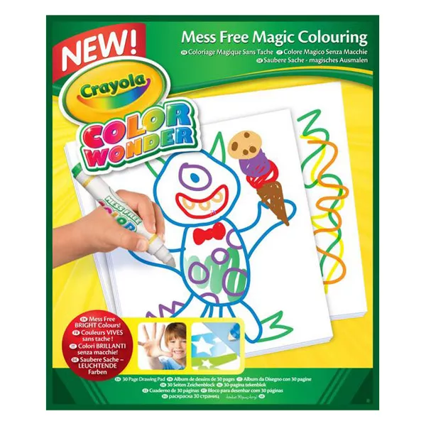 Crayola: Čarobni risalni blok Color Wonder - 30 listov, nova izdaja