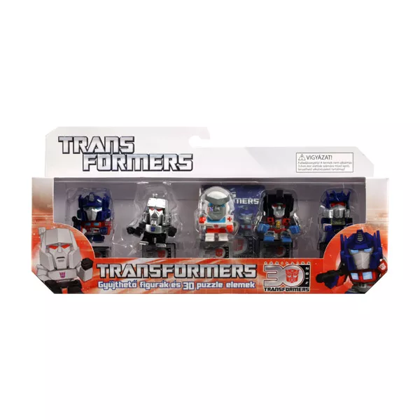 Transformers: Gyűjthető figurák és 3D puzzle elemek - 5 darabos 3