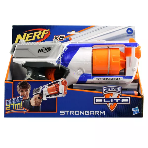 NERF N-Strike Elite: Strongarm szivacslövő pisztoly - fehér