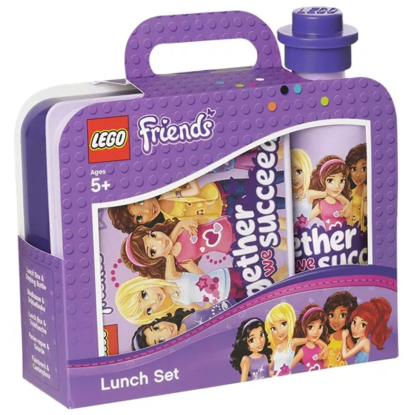 LEGO FRIENDS: Kulacs és uzsonnás doboz - lila