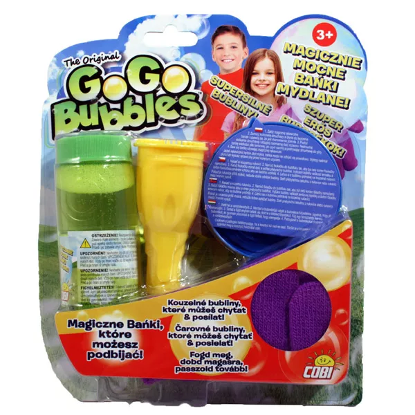 GoGo Bubbles buborékfújó - lila kesztyűvel
