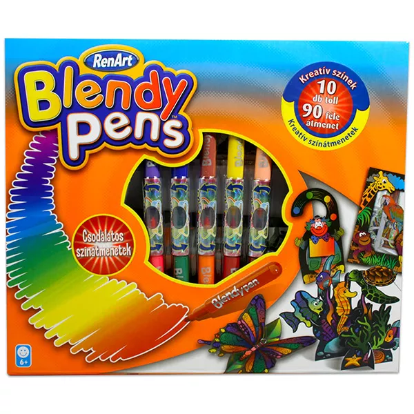 Blendy Pens: kreatív színek szett filctollakkal