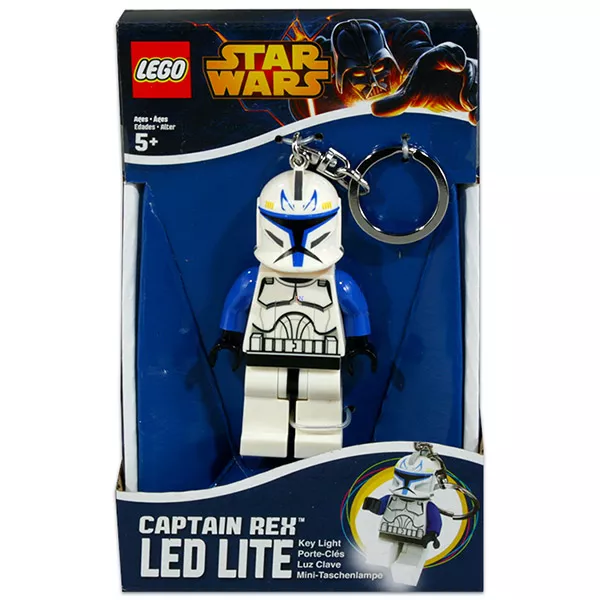 LEGO STAR WARS: világító kulcstartó - Rex kapitány