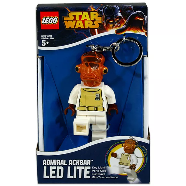 LEGO Star Wars világító kulcstartó - Ackbar admirális