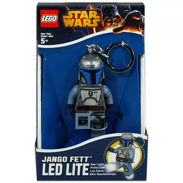 LEGO STAR WARS: világító kulcstartó - Jango Fett