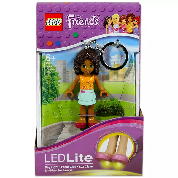 LEGO FRIENDS: Păpuşa Andrea - breloc cu lumină