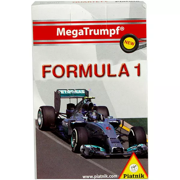 Formula 1 autók - kvartett kártyajáték