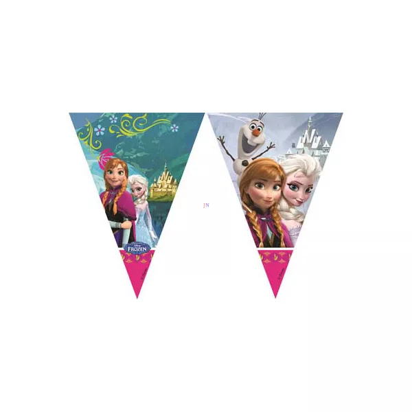 Disney hercegnők: Jégvarázs zászló felirat - 2 m