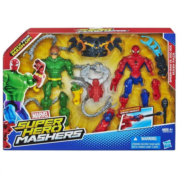 Marvel Mashers szuperhősök páros figurák - Pókember és Doc Ock