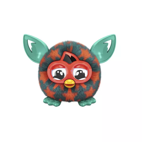 Furby Furblings mini-figurină pluş interactiv - verde-portocaliu