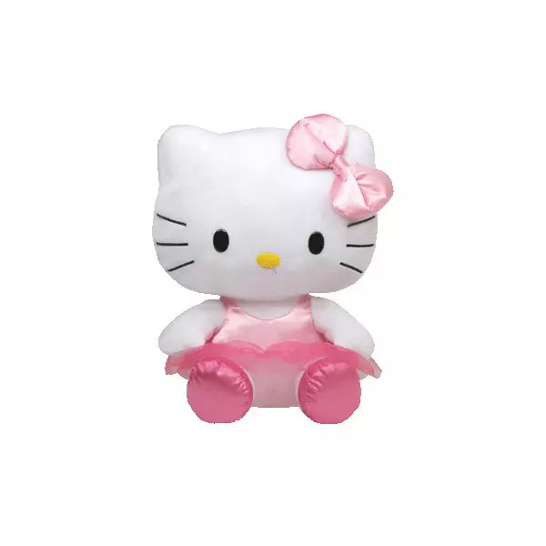 Hello Kitty: figurină pluş - 15 cm, în rochie balet