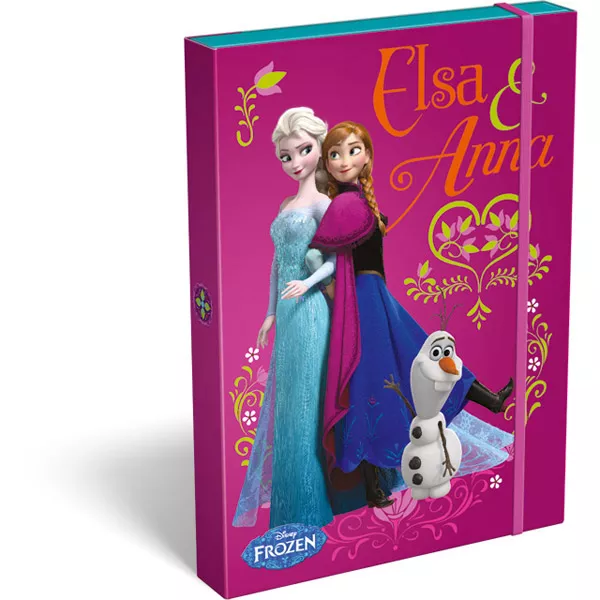 Disney hercegnők: Jégvarázs A4-es füzetbox - rózsaszín