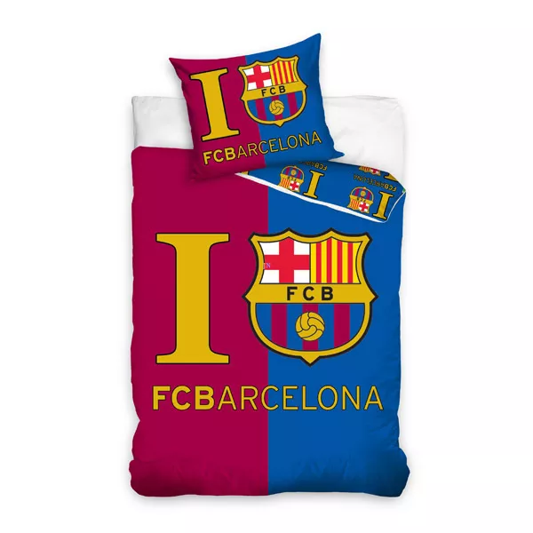 Posteljnina FC Barcelona - različica z logotipom