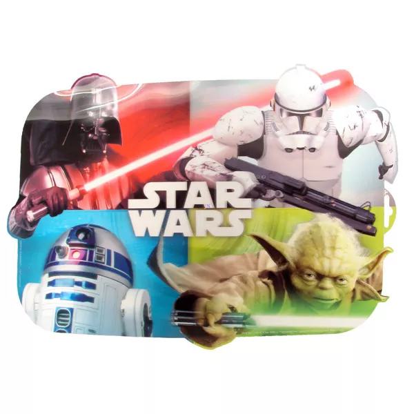 Star Wars: műanyag tányéralátét