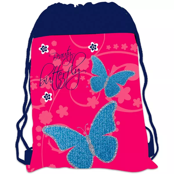 Butterfly Beauty pillangós tornazsák - rózsaszín