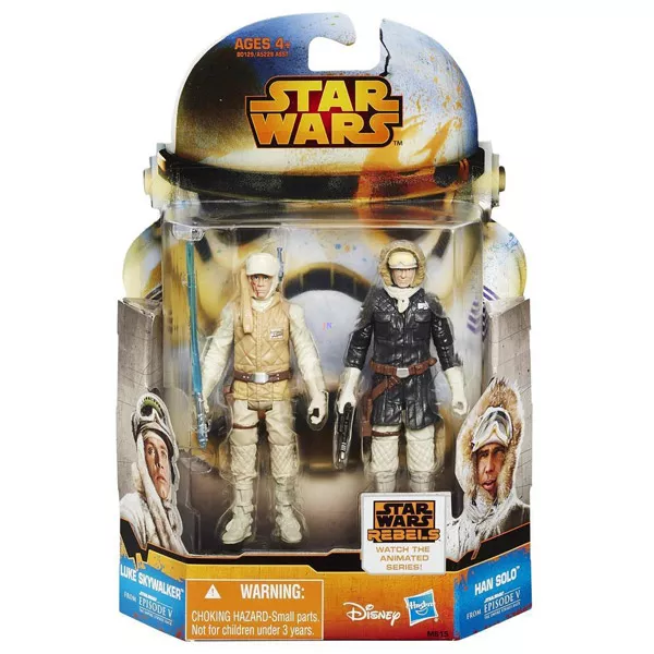 Star Wars: mini figura 2 darabos - Luke Skywalker és Han Solo