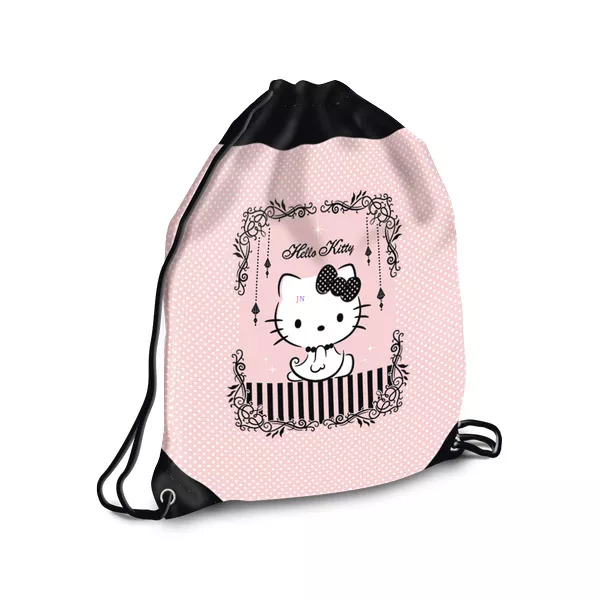 Hello Kitty: tornazsák - rózsaszín-fekete