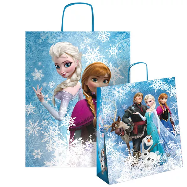 Disney hercegnők: Jégvarázs ajándékzacskó - 47 x 36 cm