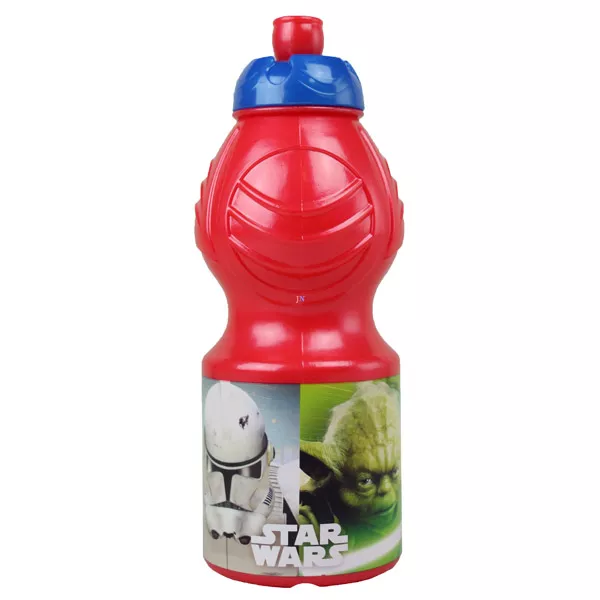 Star Wars: műanyag kulacs - 350 ml, piros