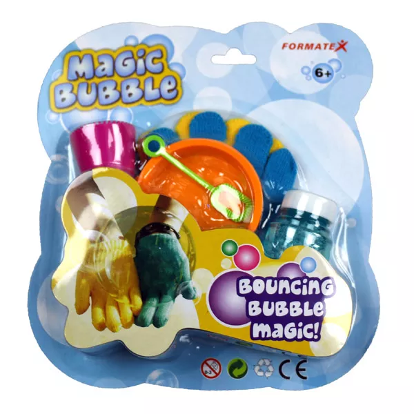 Magic Bubble buborékfújó kesztyűvel - lila