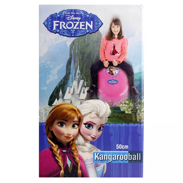 Disney hercegnők: Jégvarázs ugrálólabda - 50 cm-es, rózsaszín