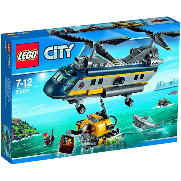 LEGO CITY: Mélytengeri helikopter 60093