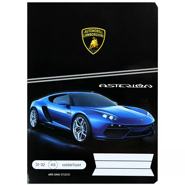 Lamborghini Asterion: A5-ös szótár füzet 31-32