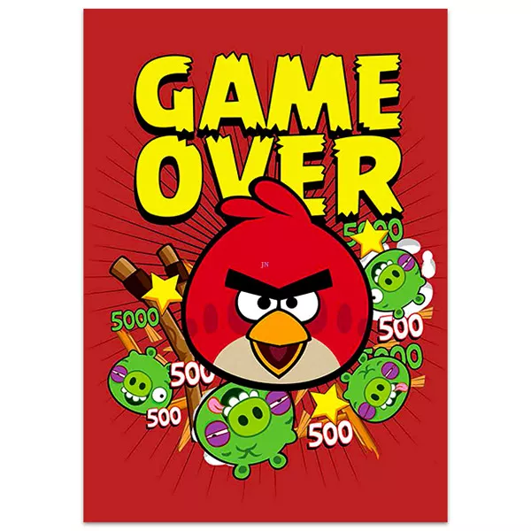 Angry Birds: Game Over: A4-es négyzetrácsos füzet 87-32