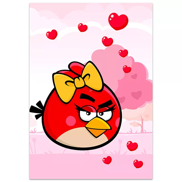 Angry Birds: Hearts A5-ös négyzetrácsos füzet - 27-32