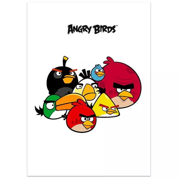 Angry Birds: White A5-ös hangjegy füzet - 36-16