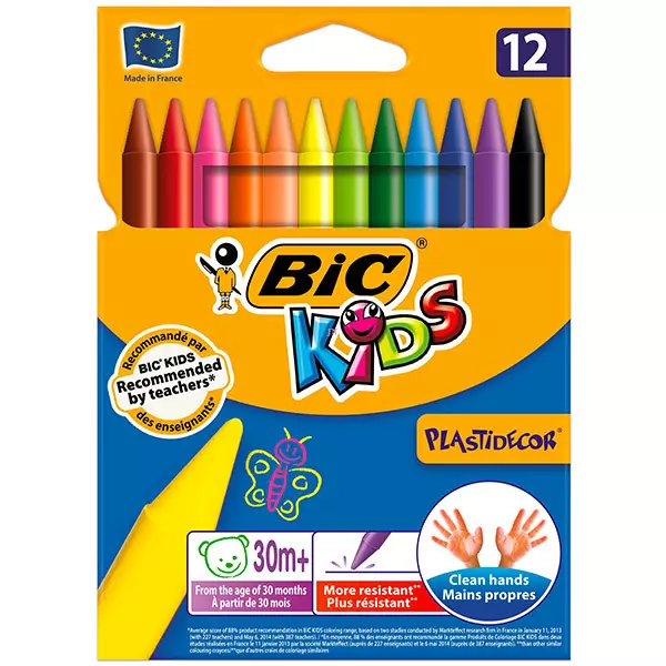 BIC Kids pastele - 12 buc.