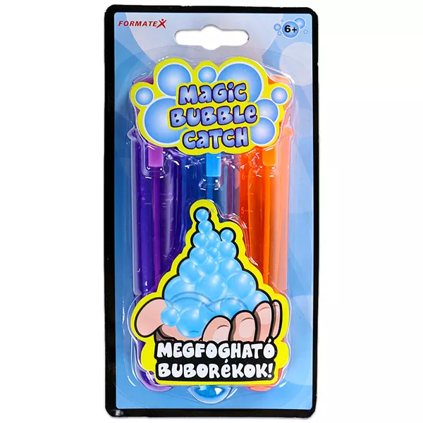 Magic Bubble Catch: Megfogható buborékok 3 db-os szett- lila, kék, narancssárga