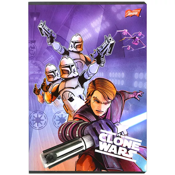 Star Wars: Klónok háborúja: 1.osztályos vonalas füzet A5-ös - 14-32, Anakin és klón csapata
