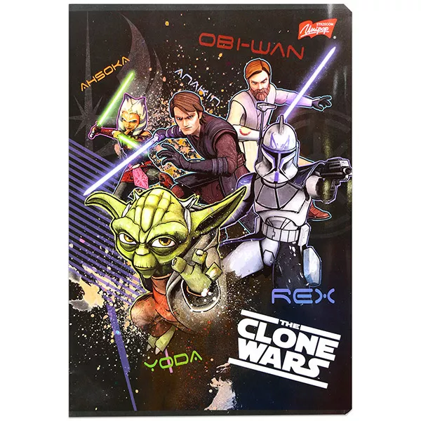 Star Wars: Klónok háborúja: 3.osztályos vonalas füzet A5-ös - 12-32, Jedik és Rex