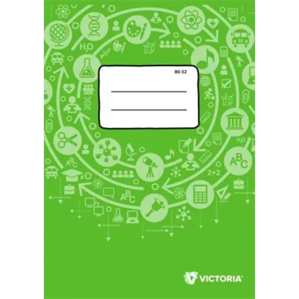 Victoria: A4-es sima füzet - 80-32