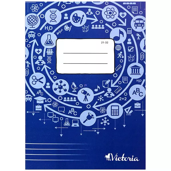 Victoria: cuaderno con líneas A5 - 21-32