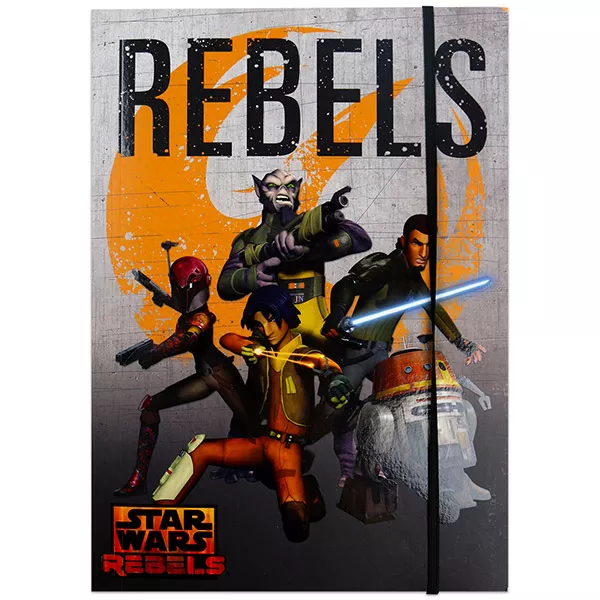 Star Wars: Rebels A4-es irattartó mappa - szürke