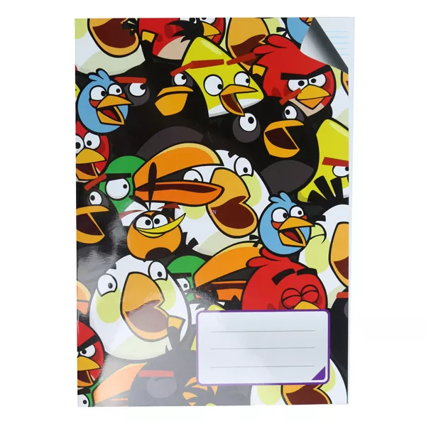 Angry Birds: A5-ös hangjegy füzet 36-16 - lila