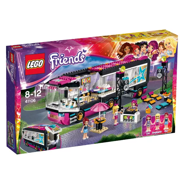 LEGO FRIENDS: Popsztár utazóbusz 41106