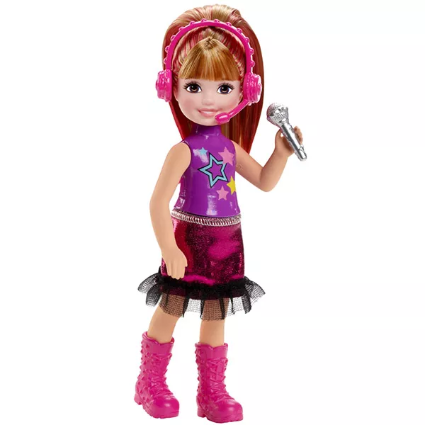 Barbie a Rocksztár hercegnő: Chelsea sztárcsemete baba mikrofonnal
